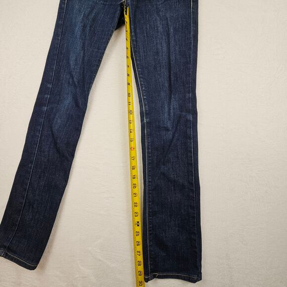 Vienus Jeans Size 27 Something Edwin Womens Straight Leg Western Scroll Pocket - Picture 12 of 14